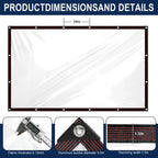 10x13FT Waterproof PE Rain Cloth