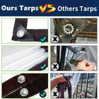 10x13FT Waterproof PE Rain Cloth